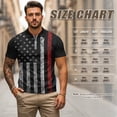 thumbnail image 6 of Yuyamidu Men and Women Matching Outfits Black American Flag Sleeveless Golf Shirt for Women Quick Dry Short Sleeve Golf Shirts for Men 4th of July Couple Matching Outfits, Men's XL, 6 of 6