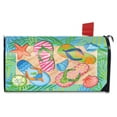 thumbnail image 3 of Briarwood Lane Tropical Flip Flops Summer Large / Oversized Mailbox Cover, 3 of 3