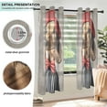 thumbnail image 3 of Yayeee Window Curtains Set of 2 for Living Room Light Filtering 63"x42", Gray Dog Artist, 3 of 7
