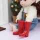 thumbnail image 4 of Mini Casa De Muñecas Botas De Lluvia Realistas En Miniatura Para Muñecas Accesorios Para Juguetes, 4 of 5