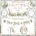 thumbnail image 5 of Taco Bout A Baby Decorations, Mexican Fiesta Baby Shower Balloon Backdrop Banner Cake Cupcake Toppers, Boho Fiesta Cactus Theme Gender Reveal Party Supplies, 5 of 6