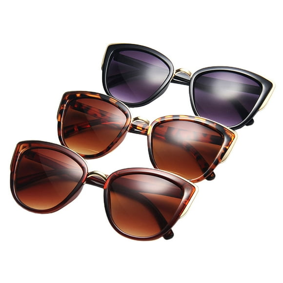 HEANUJJ 3Pcs UV Protection Sunglasses for Women Beach Outing Outdoor Activities