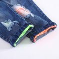 thumbnail image 2 of KIDSCOOL SPACE Baby Ripped Jean,Toddler Elastic Distressed Waist Denim Pants, 2 of 5