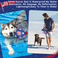 thumbnail image 3 of Pelota de fútbol QDAN para perros, 23 cm, duradera, juguete acuático de 9 pulgadas, 3 of 7
