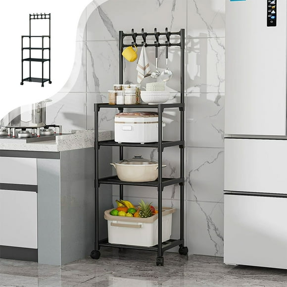 Kitchen Shelf Multi Layer Put Pot Household Floor Storage Rack Kitchen And Bathroom Shelves Simples Storage Shelf