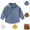 Blue, variant on YOUYEDIAN Button Down Shirts for Boys Fashion Long Sleeve Shirts Casual Collared Tops