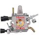 thumbnail image 3 of Carburetor Filter Kit For Fs120 Fs200 Fs250 Fs300 Fs350 Fr350 Fr450 Fr480 Replace 4134 120 0653 4134, 3 of 5