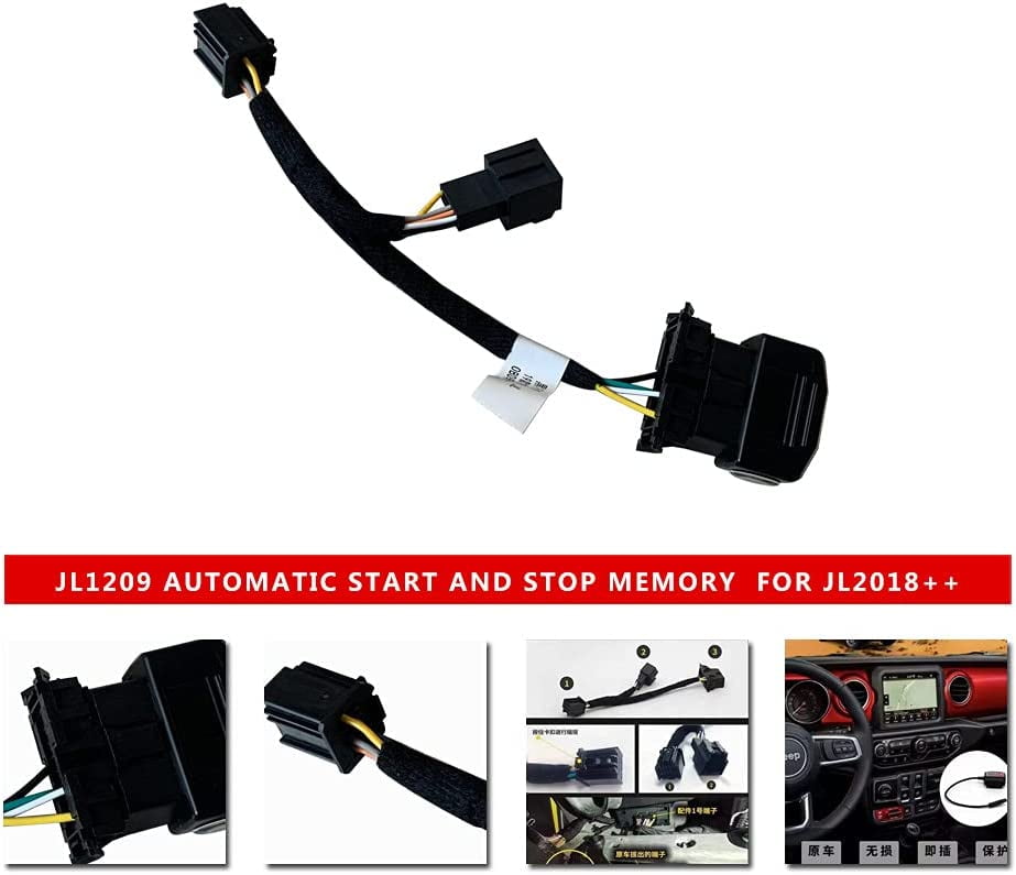 Auto Start Stop Delete/Disable/Eliminator Compatible with Jeep Wrangler