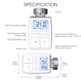 thumbnail image 2 of ZigBee3.0 Válvula termostática de radiador Termostato inteligente Controlador de temperatura Control Abanopi Válvula termostática, 2 of 7