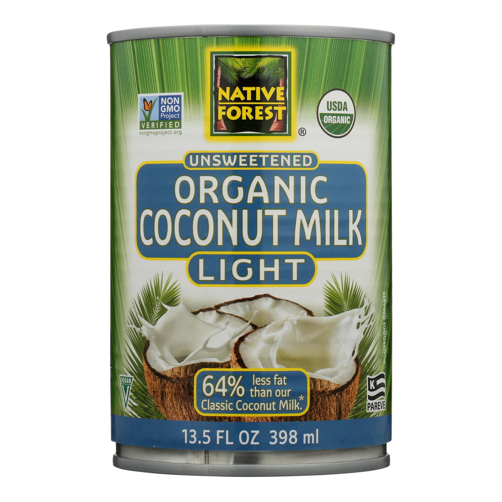 Native Forest Unsweetened Organic Coconut Milk Light 13.5 fl oz