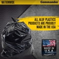 thumbnail image 4 of Large Contractor Bags 42 Gallon 3 Mil Gauge, Heavy Duty Industrial Grade Plastic Garbage Bags, For Construction Demolition Heavy Debris and Commercial Cleaning, Black, 4 of 5