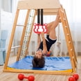 thumbnail image 3 of 1 Paire d'Anneaux de Gymnastique Rouges en ABS pour Enfants Usage Intérieur, 3 of 9