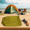 thumbnail image 2 of 1pc Camping Sleeping Bag Storage Bag Waterproof Compression Stuff Sack Outdoor Drawstring Design Pack Hiking Accessories Green, 2 of 9