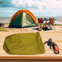 1Pc Camping Sleeping Bag Storage Bag Waterproof Compression Stuff Sack Outdoor Drawstring Design Pack Hiking Accessories Green Fangkenuo