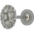 thumbnail image 3 of MERIVILLE Set of 2 Fleur Window Drapery Medallion Holdbacks, Curtain Tiebacks, Wall Hook, Tassel Holder, Pewter, 3 of 5
