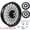 Black, variant on 21 x 3.5 Fat Spoke Front Wheel w/ Rotors for Harley Touring Bagger Electra Glide Classic FLHTC FLHT Road Glide FLTR Road King FLHR Police EFI FLHPI 1984-2008 2004 2005 2006 2007 Street Glide FLHX