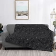 thumbnail image 2 of Naloa Spider Web Black Flannel Blankets - Thick and Warm Blanket for Winter, Soft Fuzzy Plush King Blanket for All Seasons40"x30", 2 of 6
