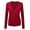 WSK780-RED, variant on Women's Keep It Classic V Neck Cardigan S RUST