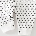 thumbnail image 7 of Linfrsh Cotton Soft 0-24 Months Unisex Footless Newborn Baby Sleepers Pajamas Romper Boys Girls Long Sleeve Cute Toddler Boy Outfits (Black,10-16 Months), 7 of 7