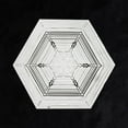 thumbnail image 2 of Bentley, Wilson 26x26 White Modern Wood Framed Museum Art Print Titled - Snowflake 234, 2 of 4