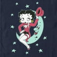 thumbnail image 2 of Men's Betty Boop Moon and Stars Betty  Graphic Tee Navy Blue X Large, 2 of 5