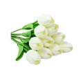 thumbnail image 1 of 10 piezas de flores artificiales de tulipán para casa, oficina, fiesta, rama de flores falsas realistas, decoración de centro de mesa, regalo del Día de la Madre y Pascua., 1 of 8