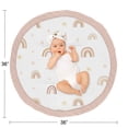 thumbnail image 4 of Sweet Jojo Designs Boho Rainbow Pink Gold and Taupe Baby Play Mat, 4 of 4