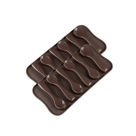 

Buodes Egg Mold Spoon Shape Sphere Silicone Mold Baking Mold for Making Chocolate Cake Jelly