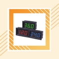 thumbnail image 3 of Matsuzay Indicador de capacidad de de 0-100V, probador de nivel de potencia práctico, Monitor, voltímetro Digital, medidor de voltaje de tres Electrónica Verde 0-100V, 3 of 6
