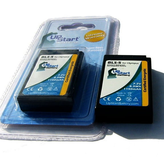2x Pack - UpStart Battery Olympus E-PL5 Battery - Replacement for Olympus BLS-5 Digital Camera Battery (1150mAh, 7.4V Lithium-Ion)