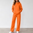 thumbnail image 2 of Womens Lounge Sets 2 Piece Outfits Oversized Hoodie Matching Baggy Sweatpants Fall Winter Tracksuit Workout Sets, 2 of 6
