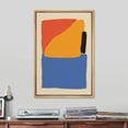 thumbnail image 5 of PixonSign Framed Canvas Print Wall Art Mid-Century Geometric Pastel Color Block Collage Abstract Shapes Illustrations Modern Art Decorative Minimal for Living Room, Bedroom, Office - 24"x36" Natural, 5 of 5