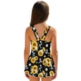 thumbnail image 2 of DISNIMO Sunflower Hummingbird Daisy Printed Girls One Piece Swimsuits Sleeveless Swimdress Soft Stretch Bathing Suit with Skirt Quick Dry Swimwear for Kids Girls, 2 of 8