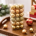 thumbnail image 4 of Shatterproof Christmas Tree Ball Ornaments, Hanging Xmas Decor Baubles, Holiday Decoration Balls for Wreath, Garland, Home Party Wedding Decor 3cm 36pcs, 4 of 8
