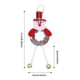 thumbnail image 3 of pstuiky Adornos navideños - Colgante para árbol de Navidad - Colgante redondo de muñeco de nieve anciano con campanas para árbol de Navidad - Decoración de escena - Regalos de Navidad, 3 of 6