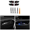 thumbnail image 4 of for Corolla 2020 2021 Door Bowl Armrest Atmosphere Light Interior LED Blue Door Bowl Handle Frame, 4 of 5