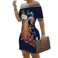 thumbnail image 2 of Robe Courte en Polyester Vintage Bodycon Midi Soirée Cocktail Robe pour Bal de Promo, 2 of 13