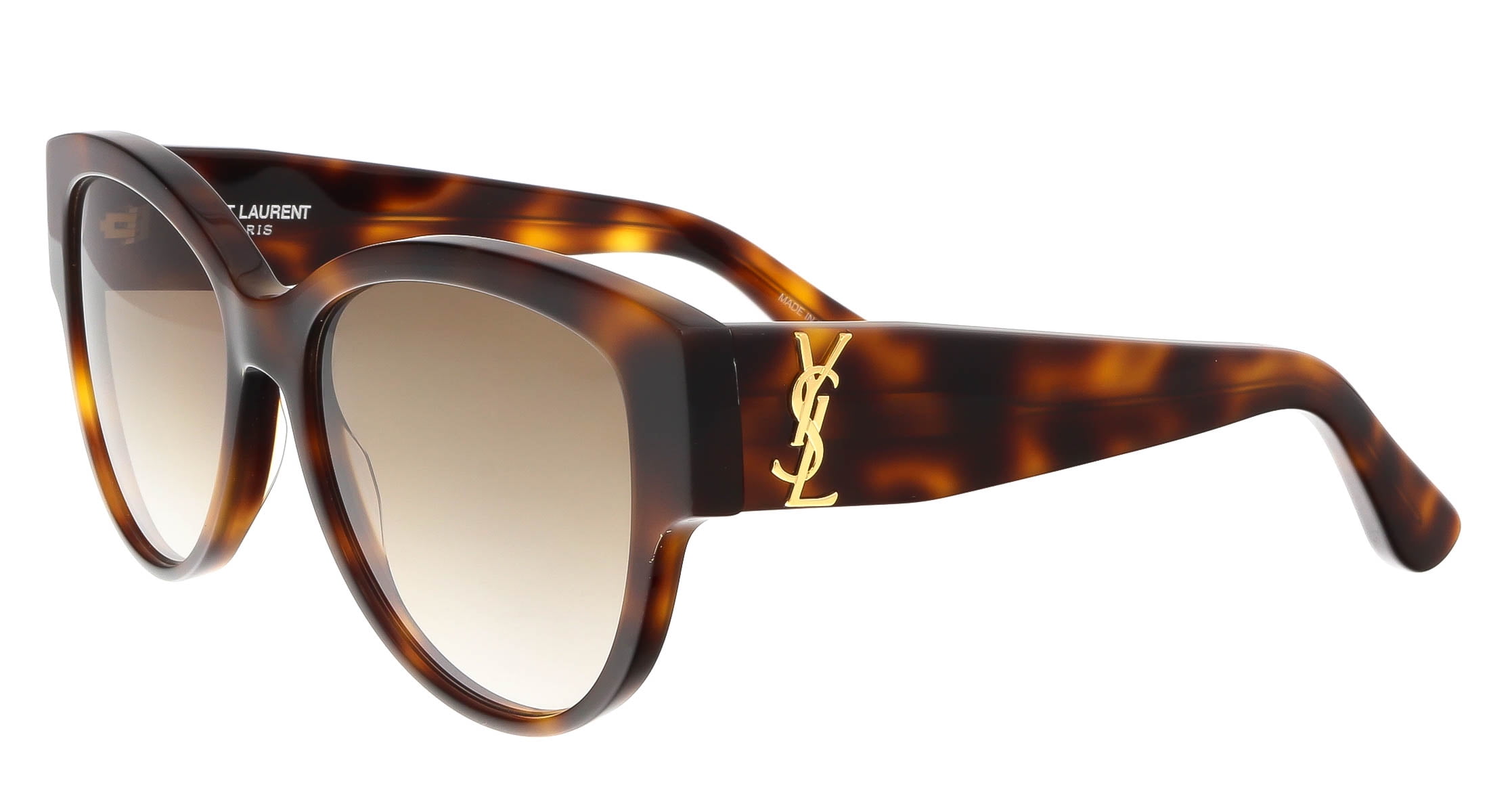 Saint Laurent SL M3-005 Havana Cat Eye Sunglasses Saint Laurent SL M3-005 Havana Cat Eye Sunglasses