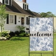 thumbnail image 4 of Spring Summer Multicolored Flower Leaves Garden Flag 28x40 Inch Double Side for Outdoor Courtyard Garden Decor Flowers Welcome Holiday Flag for Outside Decoration, 4 of 6