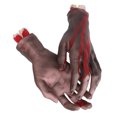 thumbnail image 3 of prosthetic Severed Hands, Soft Elastic Lifelike Exquisite Workmanship  Props Hand Environmentally Friendly 2Pcs  for Stage Props, 3 of 7