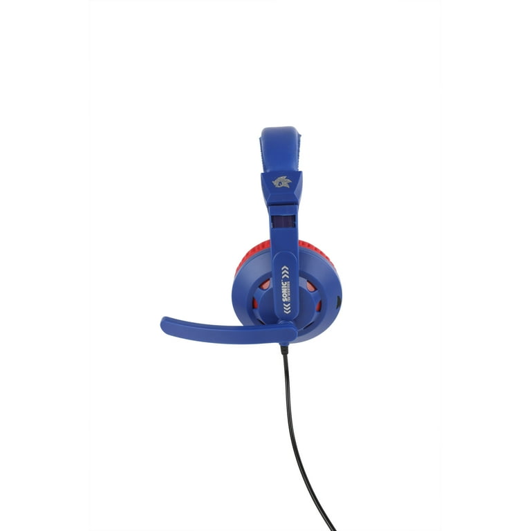 Sonic The Hedgehog Gaming Over-Ear Headphone, With Microphone, 3.5mm Aux,  Headset for PC, Xbox, PS5, PS4, Nintendo, etc. 