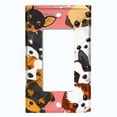 thumbnail image 2 of Metal Light Switch Plate Outlet Cover (Cute Tcup Dog Pink - Single Rocker), 2 of 2