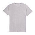 thumbnail image 1 of Playera Fruit of the Loom Para hombre cuello v, algodón sustentable, gris jaspe, talla G, 1 of 4