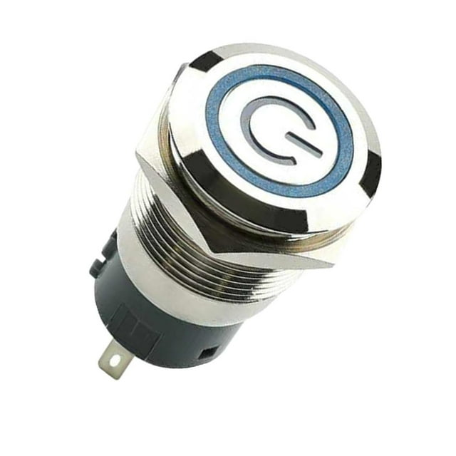 S SERENABLE Lampe de Signalisation Étanche LED 19mm 12V Pied de Soudure Autobloquant