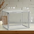 thumbnail image 3 of 4 Pcs XXX-Large Tall Boot Storage Box Transparent Handbag Helmet Diaplay Case Acrylic Stackable Storage Organizer, 3 of 6