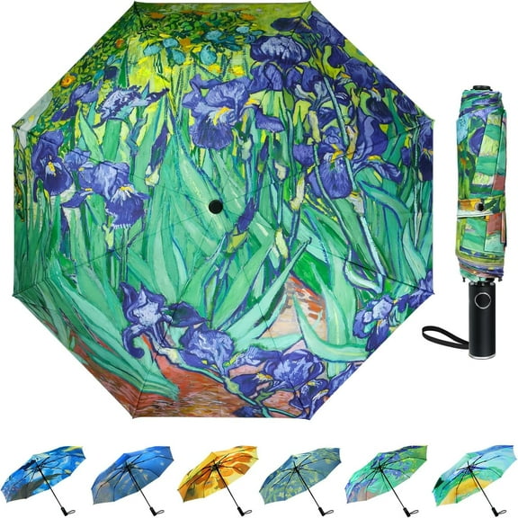 Umbrella, Pretty Umbrellas for Women and men, Ladies Umbrellas for Rain, Automatic Folding Umbrellas Open Close