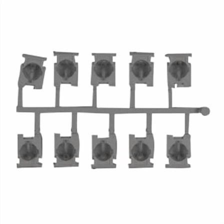 Bosch 00649313 Dishwasher Control Panel Push Button Set - Silver