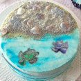 thumbnail image 5 of 6pcs Sea Turtle Resin Mold Small, 3d Animal Silicone Molds For Resin Casting, Tortoise Making Mold For Diy Resin And Plaster Casting,cake,chocolate,so, 5 of 5