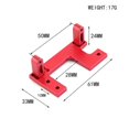thumbnail image 2 of Metal Steering Servo Mount SR-0133 for 1/14 Tamiya RC Semi MAN ,2, 2 of 5
