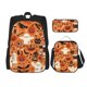 thumbnail image 1 of Easygdp Halloween 2 Mochila para Niños y Niñas con Set de Caja de Almuerzo y Estuche para Lápices 3 en 1, Mochila Escolar Estampada para Adolescentes, 1 of 7